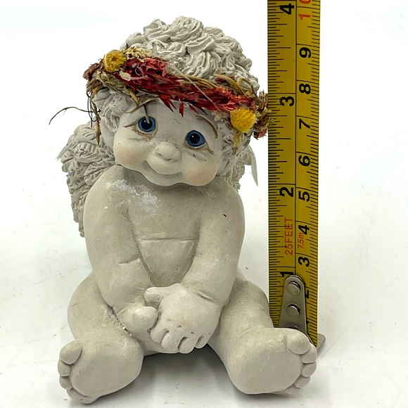 Cast Art Dreamsicles: Modesty Cherub & “Baby Jesus" Nativity Creche Figurines - Picture 15 of 16